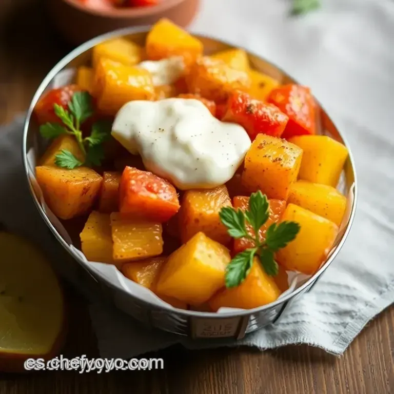 &iexcl;Patatas Bravas Al Microondas! presentation