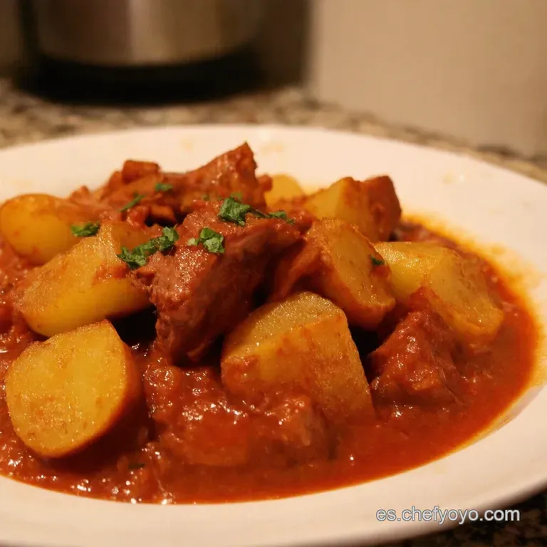 Patatas Guisadas Con Costillas Un Cl&aacute;sico Reconfortante presentation