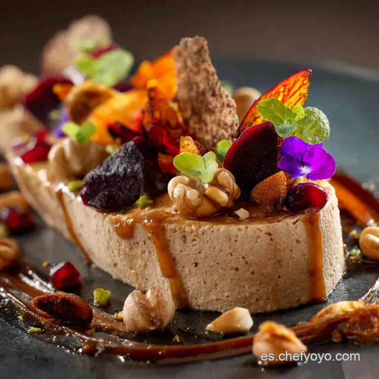 Pate Vegetal De Setas Y Frutos Secos Cremoso: Aperitivo Elegante Y F&aacute;cil presentation