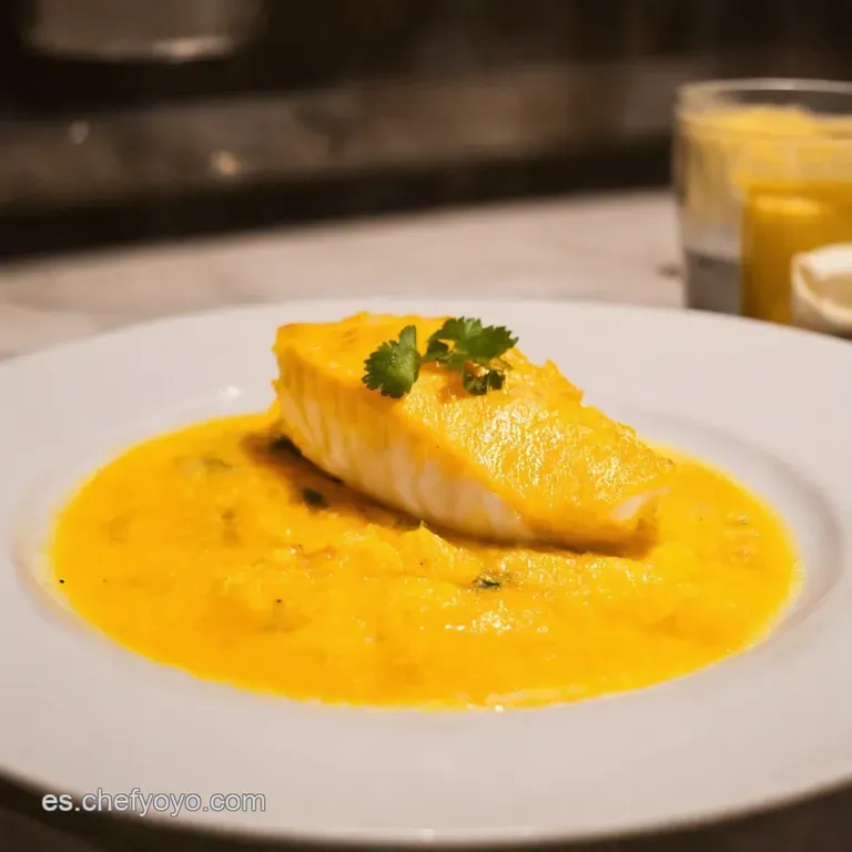 Pescado Tropical Con Salsa De Mango Para Chuparse Los Dedos presentation