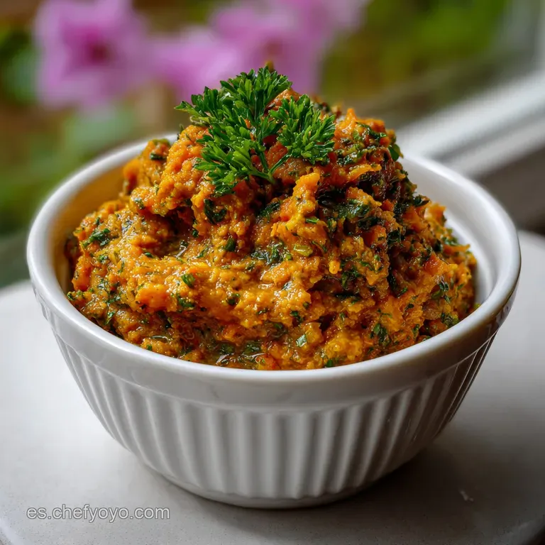 Pesto de Zanahoria Versin Vegano: Emulsi&oacute;n Vibrante