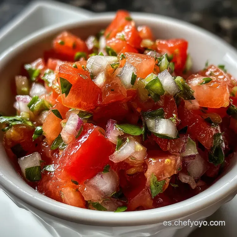 Pico de Gallo: Fresco y Vibrante