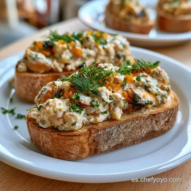 Picoteo Casero: Canap&eacute;s de Pat&eacute; de Mejillones