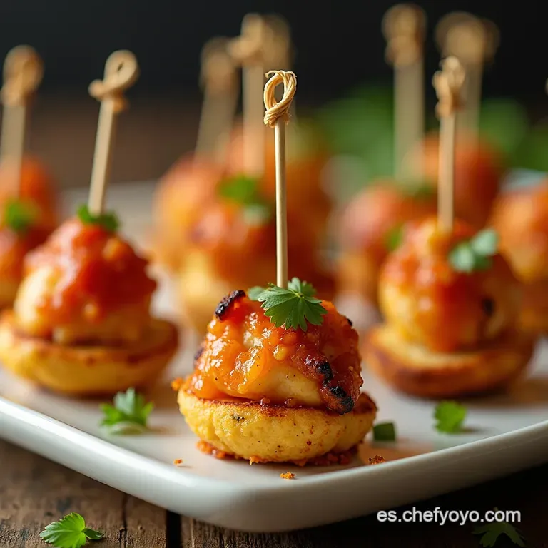 Pinchos Morunos de Pollo con Salsa de Yogur y Hierbabuena