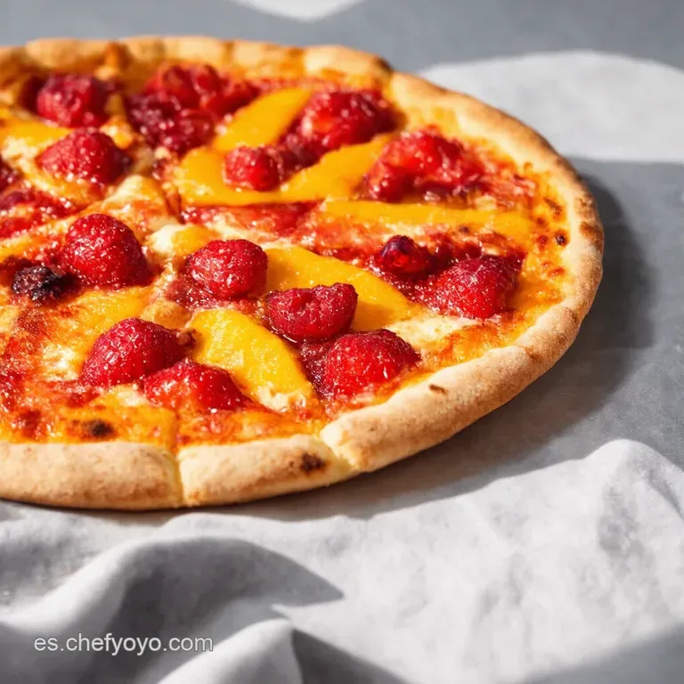 Pizza Dulce de Frutas M&aacute;s F&aacute;cil Imposible