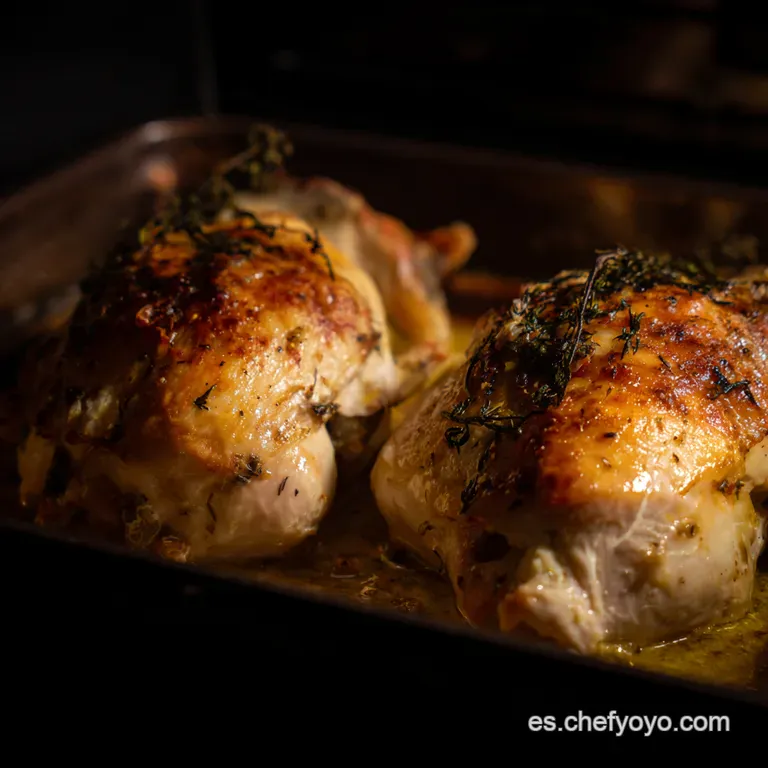 Pollo Al Horno a La Espa&ntilde;ola: &iexcl;Receta De La Abuela! presentation