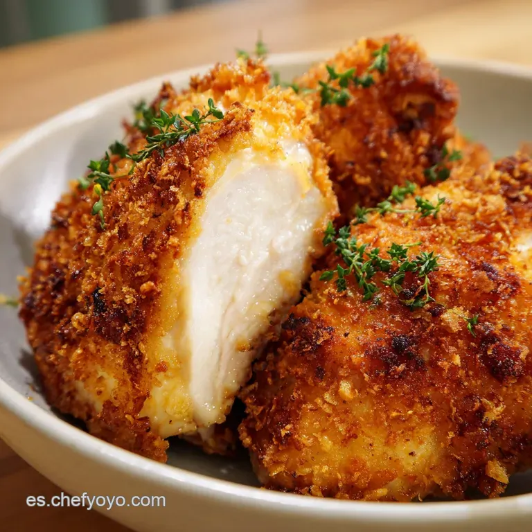 Succulent roasted chicken quarter with crispy skin served on a white plate, accompanied by vibrant, colorful roasted veget...