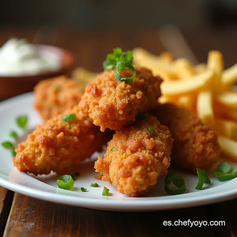 Pollo Crispy Casero Crujiente por Fuera Jugoso por Dentro