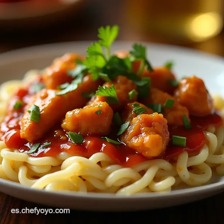 Pollo General Tso El Cl&aacute;sico Crujiente presentation