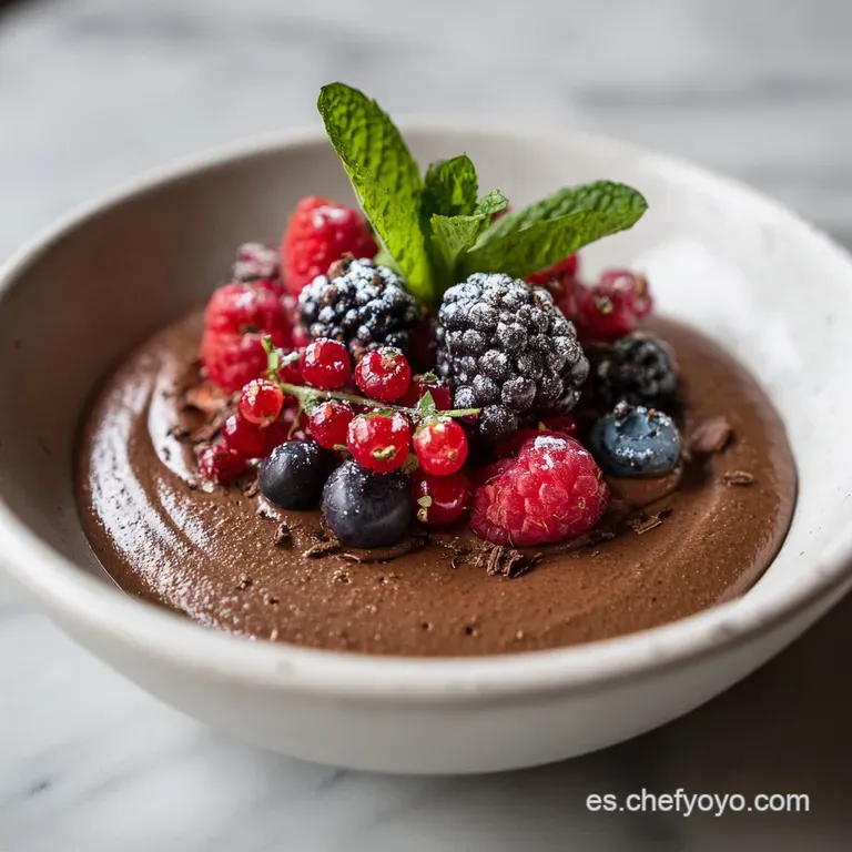 Postre De Chocolate: Textura Nube