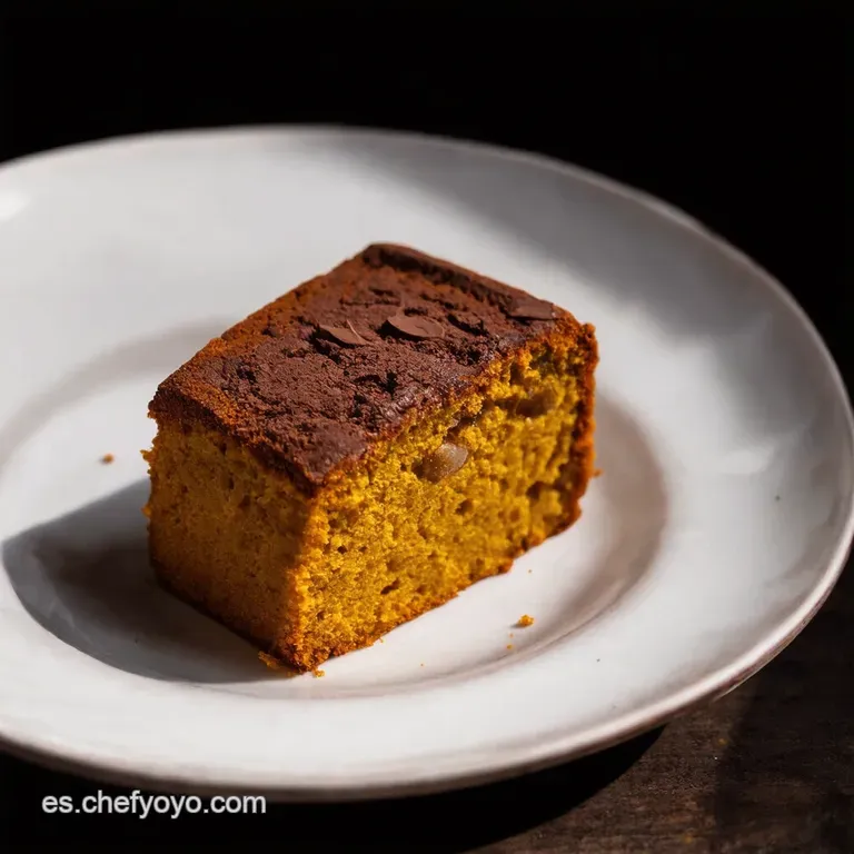 Pound Cake de Calabaza Nueces y Chocolate