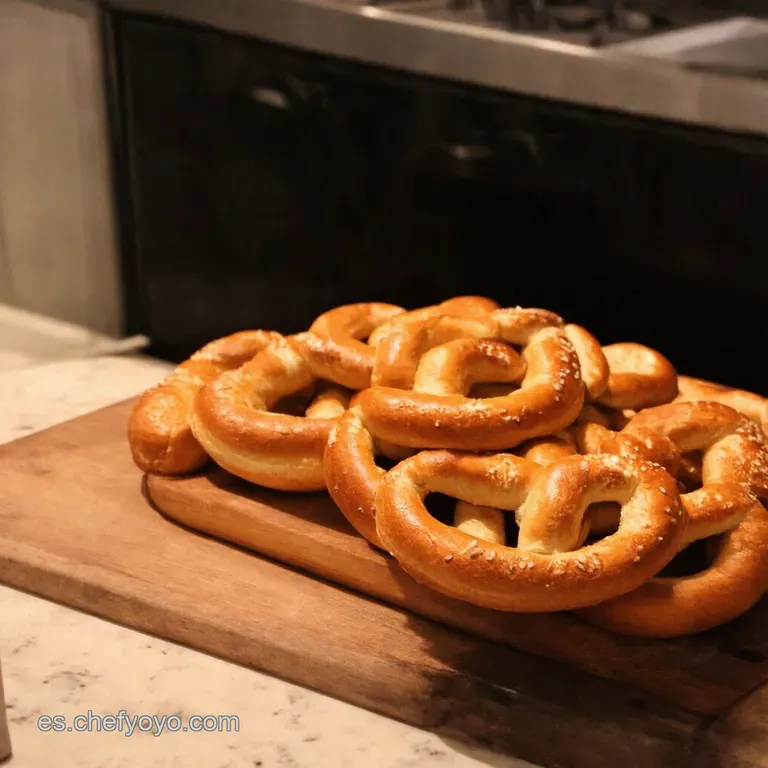 Pretzels Caseros Estilo Auntie Annes presentation