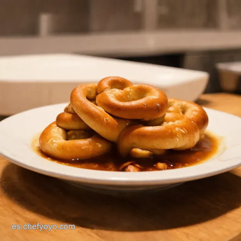 Pretzels Suaves De Centro Comercial Con Aroma a Pho presentation