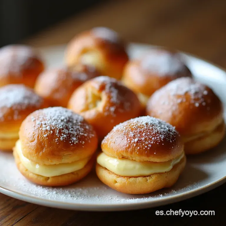 Profiteroles Cl&aacute;sicos El Arte del P&acirc;te &agrave; Choux Casero