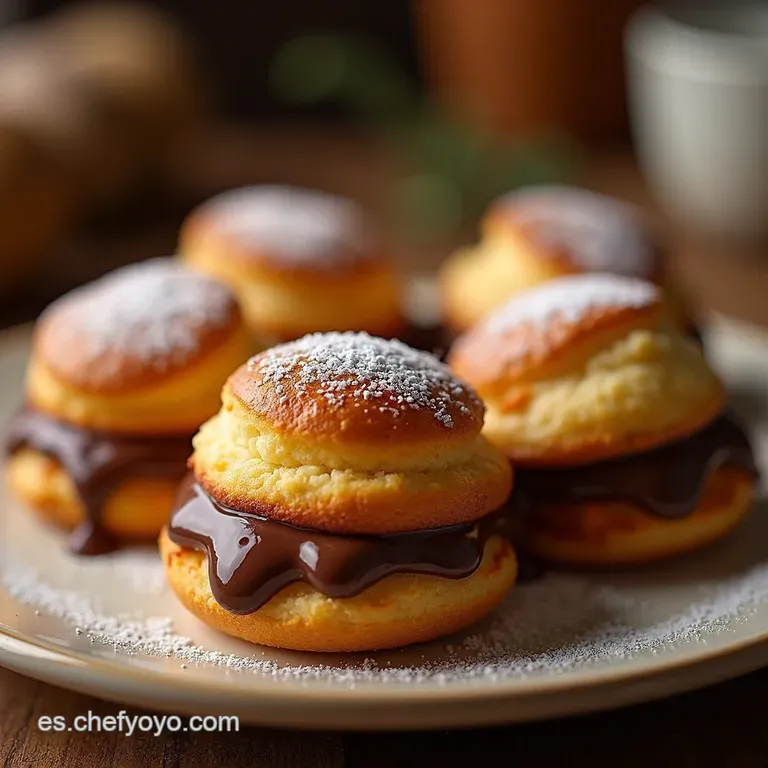 Profiteroles De Chocolate Receta Cl&aacute;sica Y Mis Trucos De Chef presentation