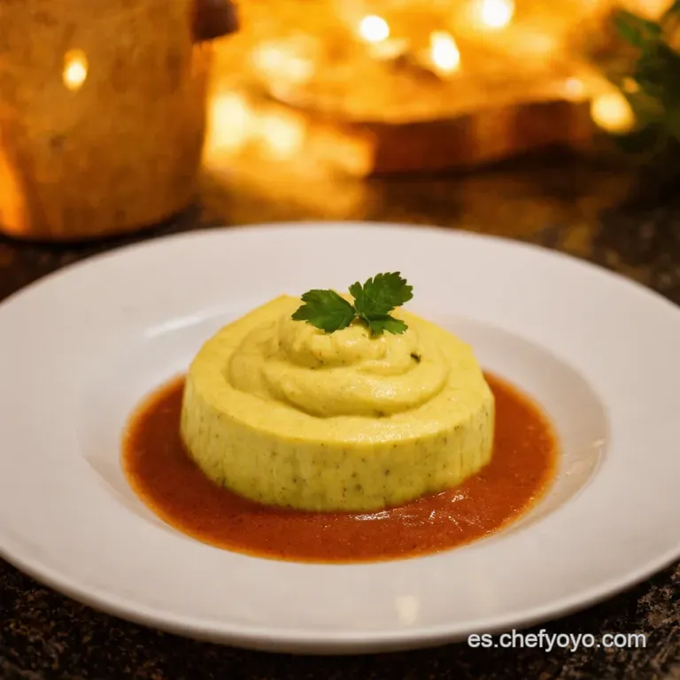 Pur&eacute; De Calabac&iacute;n Aterciopelado Con Queso Crema presentation