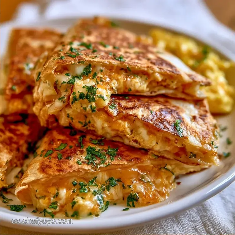 Quesadilla de Trigo con Huevo en Airfryer