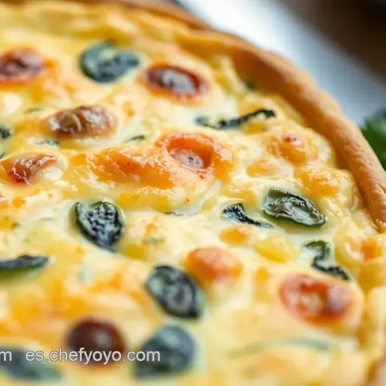 Quiche de Verduras con Toque Mediterr&aacute;neo