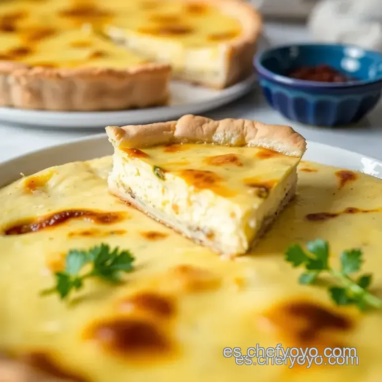Quiche Lorraine Aut&eacute;ntica presentation
