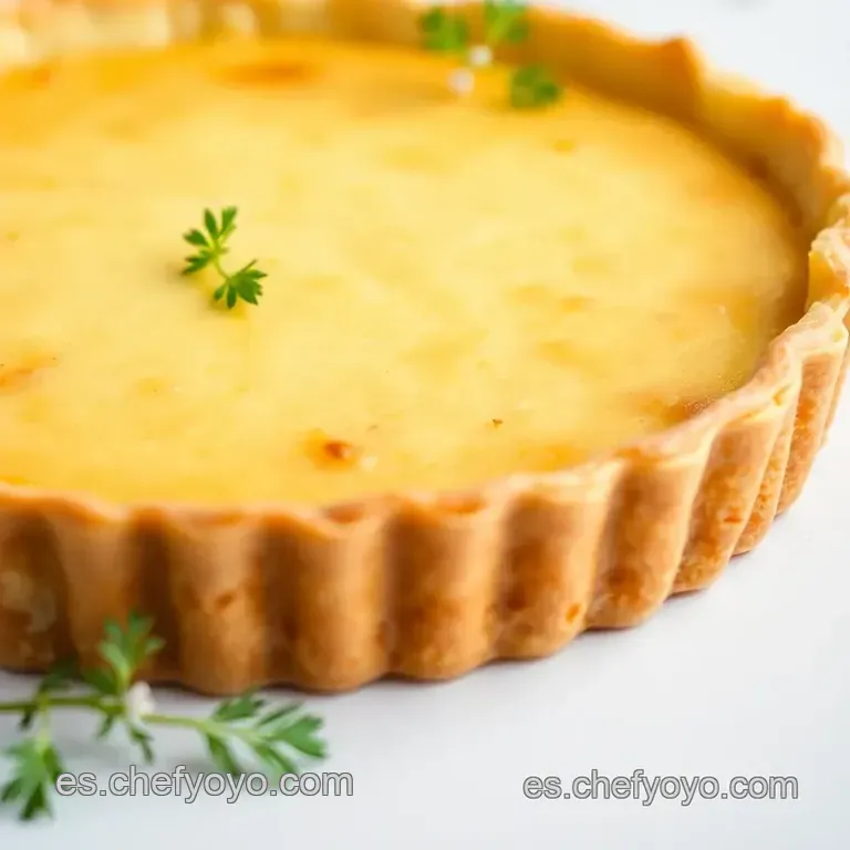 Quiche Teig (Masa Quebrada Dulce) presentation