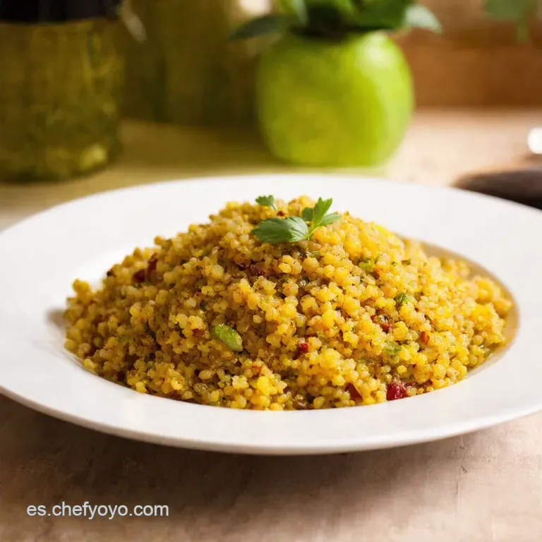 Quinoa a La Jardinera presentation