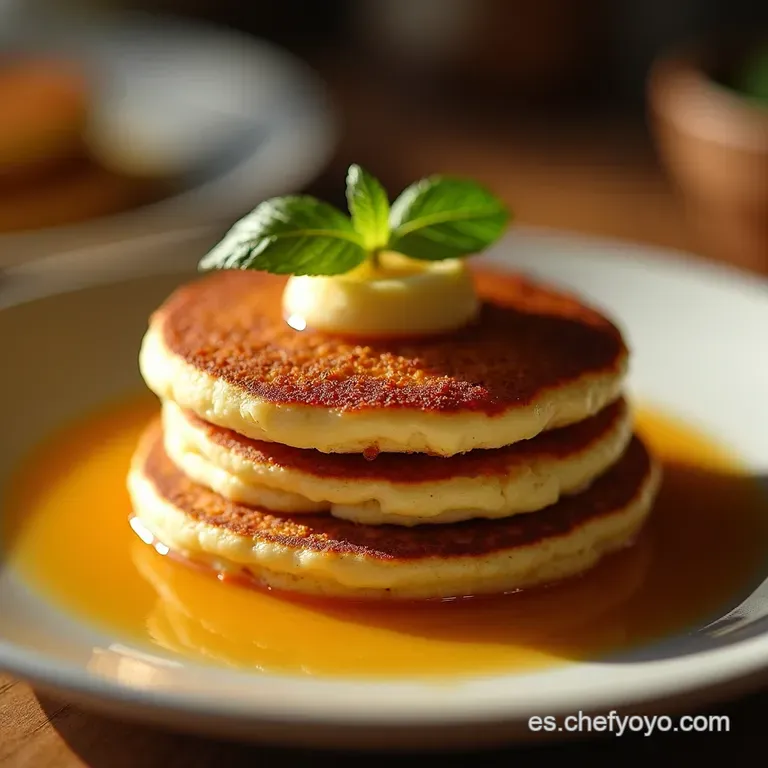 Receta De Hot Cakes a Lo Tranqui presentation