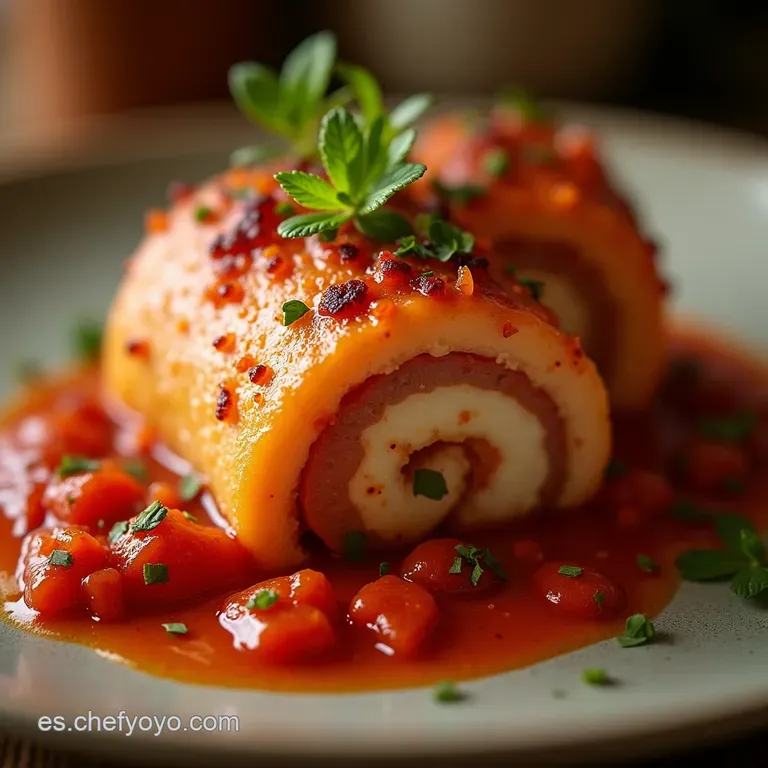 El Drag&oacute;n Rojo Rollo De At&uacute;n Picante Cremoso Estilo Casero Y Sin Complicaciones presentation