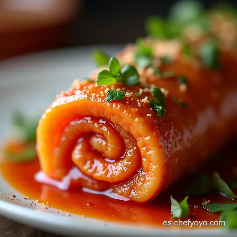 El Drag&oacute;n Rojo Rollo de At&uacute;n Picante Cremoso Estilo Casero y Sin Complicaciones