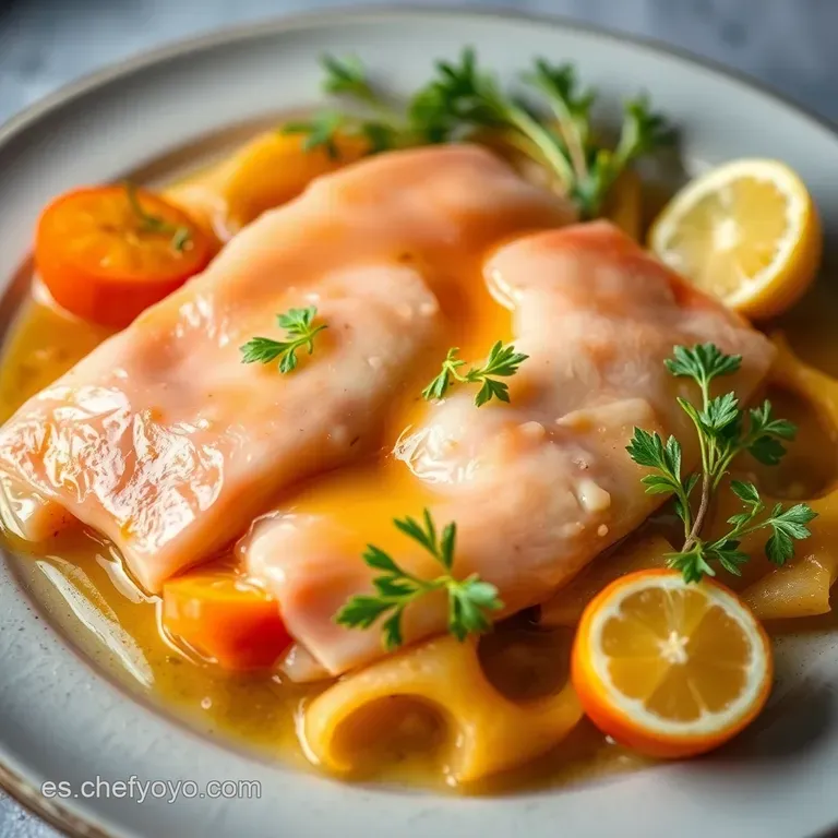 Salm&oacute;n Al Papillote Con Lim&oacute;n Y Eneldo presentation