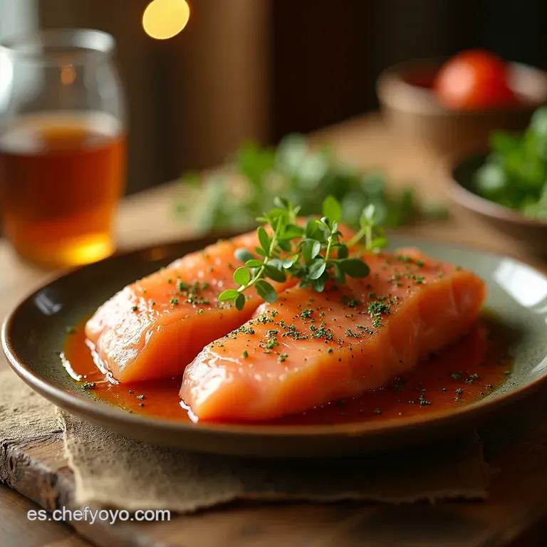 Salm&oacute;n Glaseado Al Estilo Dijon Un Bocado Franc&eacute;s Con Alma Espa&ntilde;ola presentation