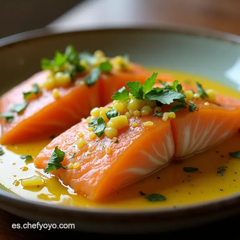 El Rey del Atl&aacute;ntico Salm&oacute;n Jugoso con Salsa M&aacute;gica de Mantequilla Lim&oacute;n y Ajo