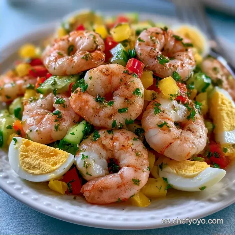 Salpic&oacute;n De Langostinos: Fresco y Saludable