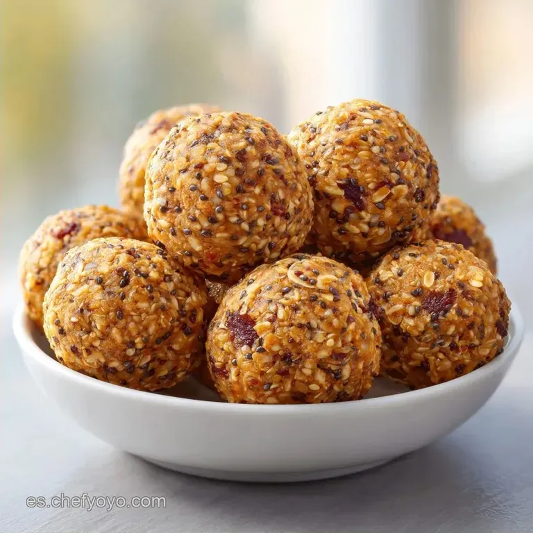 Bolitas Energ&eacute;ticas de Avena y D&aacute;tiles: Snacks Saludables