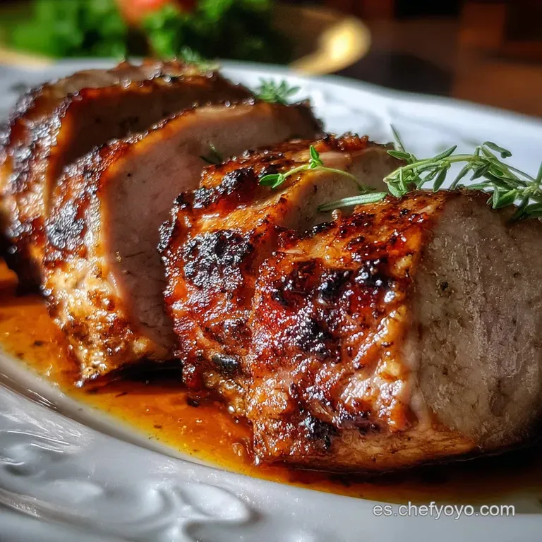 Solomillo de Cerdo al Horno Tierno