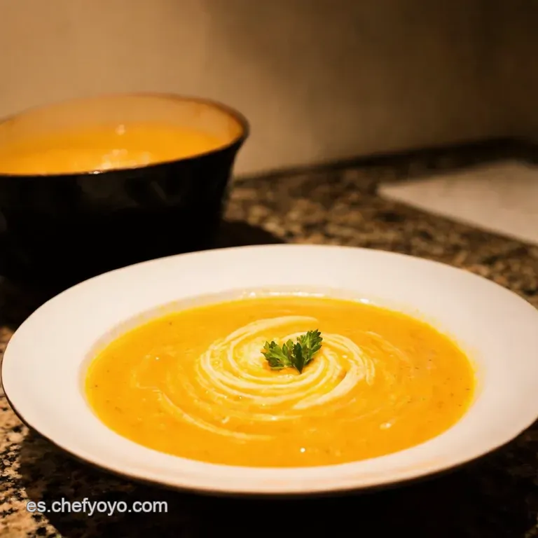 Sopa De Ajo Castellana Con Toque De Chef presentation