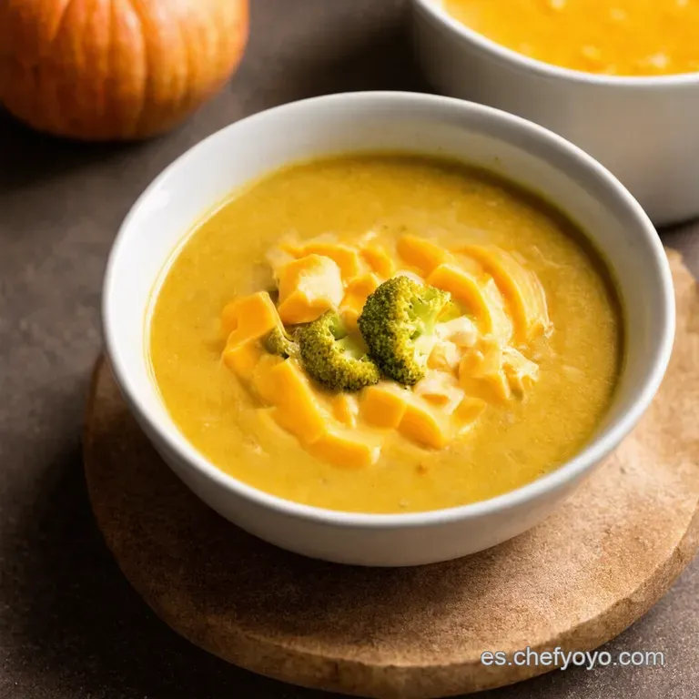 Sopa de Br&oacute;coli y Cheddar Como la de Panera