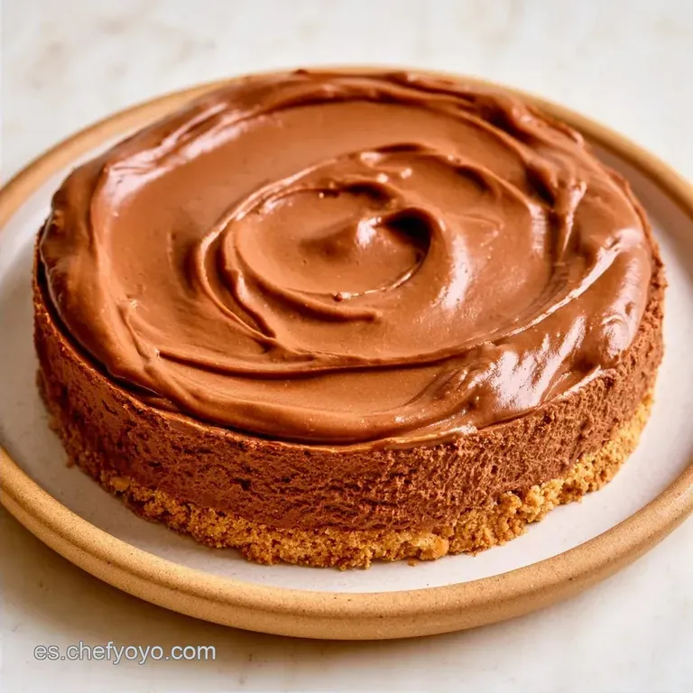 Tarta de Chocolate Sin Horno con Galletas