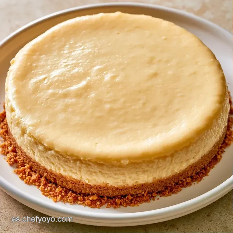 Porción triangular de postre blanco sedoso sobre plato minimalista, decorada con una hoja de menta y gotas de jarabe.