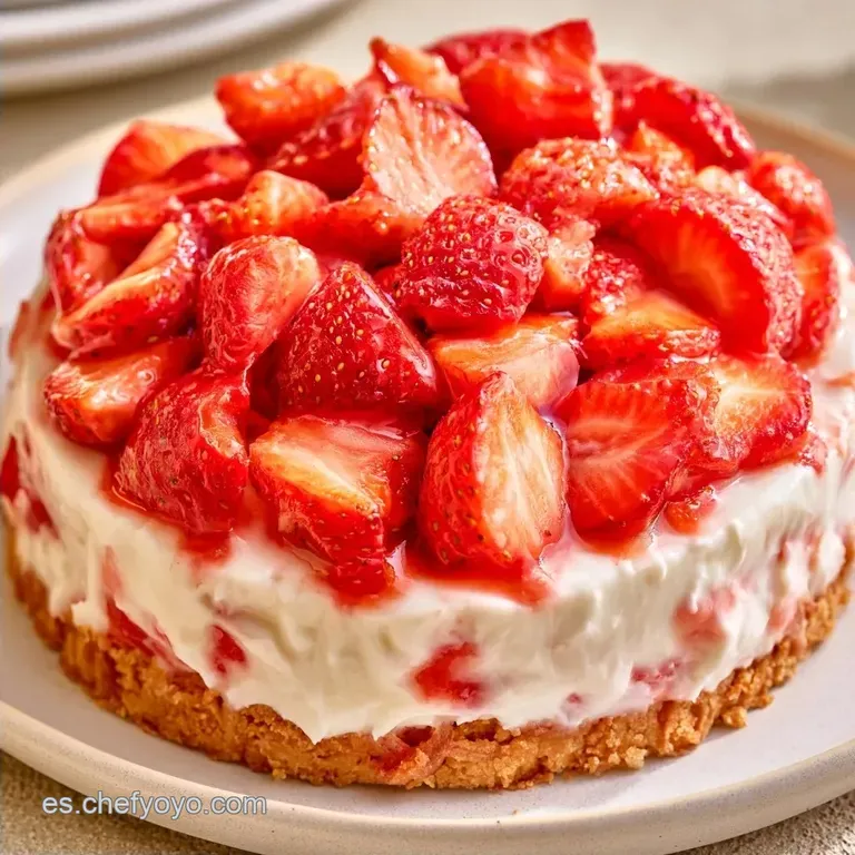 Tarta Fresa Yogur Con Yogur Griego