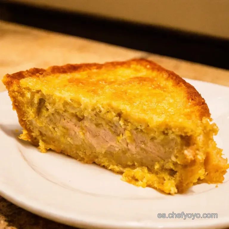 Tarta De Pollo Al Estilo De La Abuela presentation