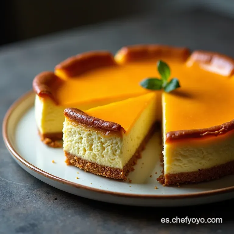 Tarta de Queso Quemada Vasca Receta Original Bar La Vi&ntilde;a