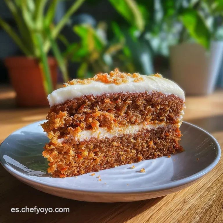 Tarta de Zanahoria: Bizcocho Aterciopelado