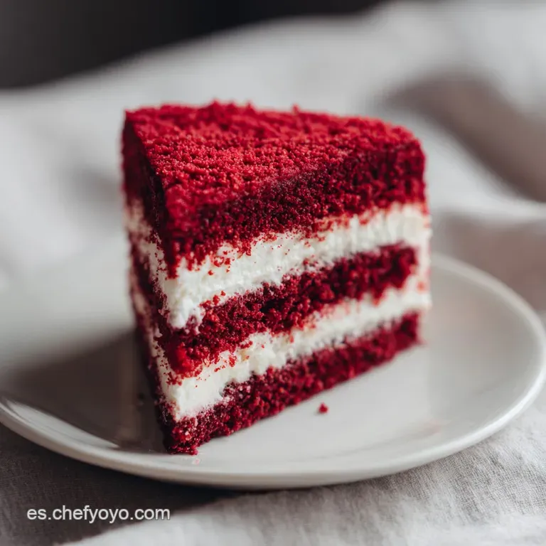 Tarta Red Velvet: Miga Aterciopelada