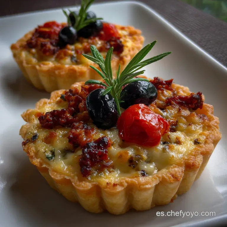 Tartaletas Saladas con Rellenos de Contraste