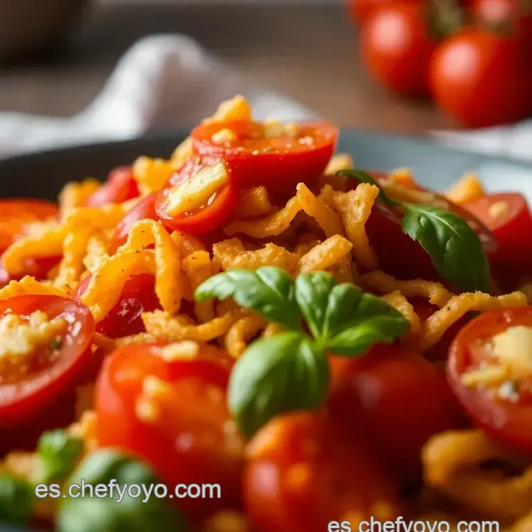 Tomates Fritos a La Espa&ntilde;ola: Sofrito Casero Perfecto presentation