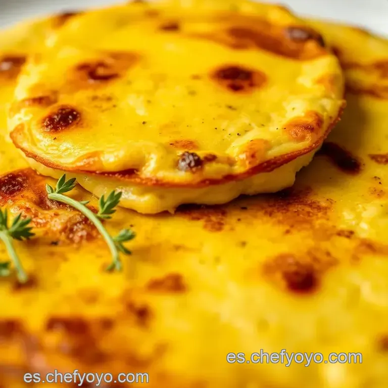 Tortilla De Espinacas Con Ajo Y Lim&oacute;n presentation