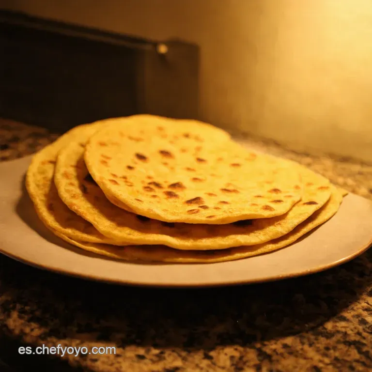 Tortillas Caseras Pan Plano Sin Levadura F&aacute;cil presentation