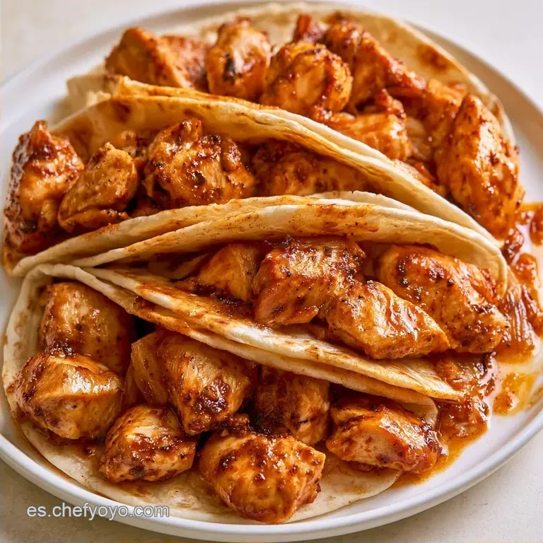 Tortillas de Trigo Rellenas de Pollo en Airfryer