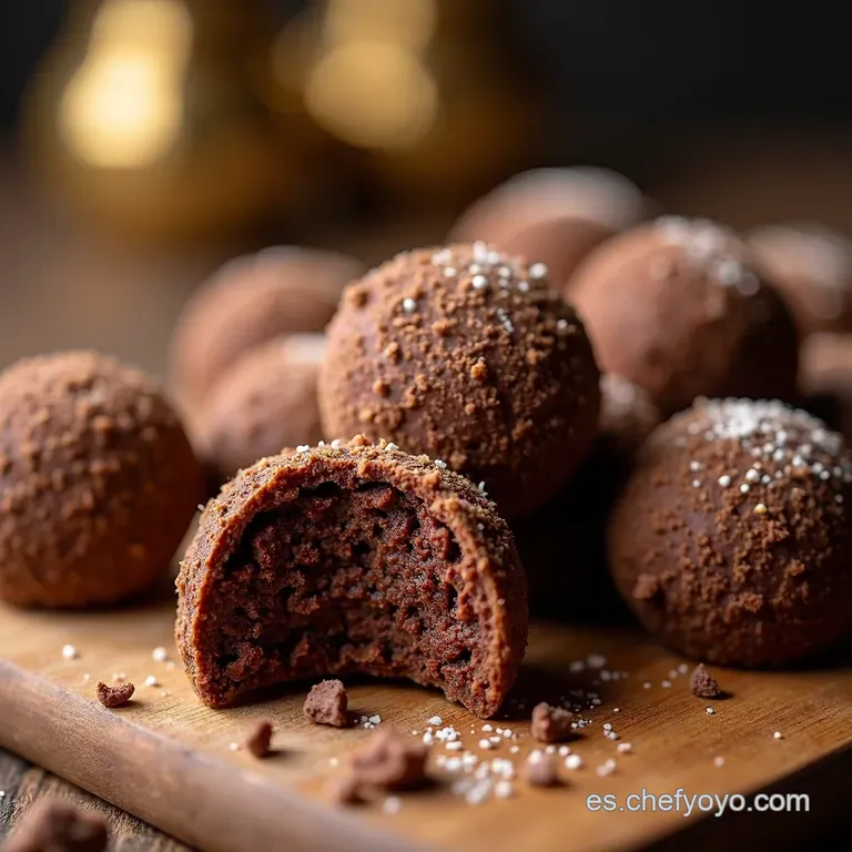 Trufas De Chocolate Caseras Que Derriten presentation