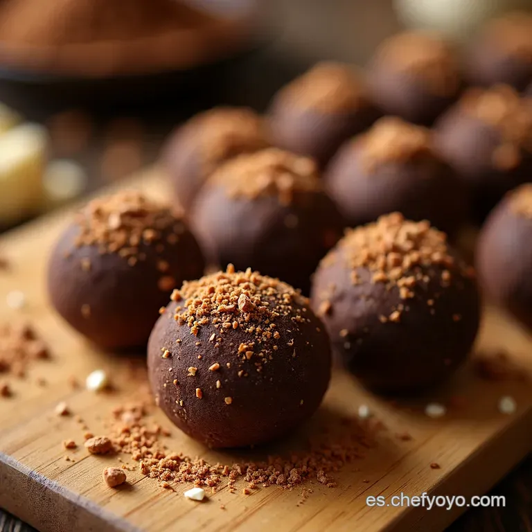 Trufas De Chocolate Y Queso Crema Un Lujo Al Paladar presentation